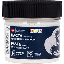 Паста акриловая рельефная "Декола" с песком