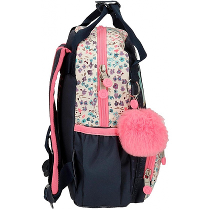 Рюкзак школьный Enso "Travel time" S, темно-синий, розовый - 3