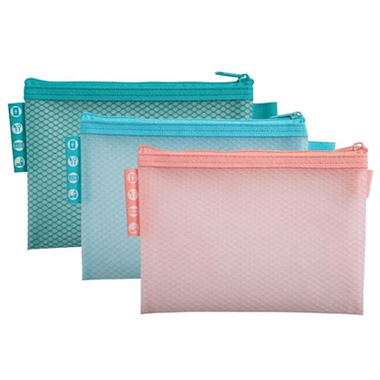 Папка конверт на молнии "Chromaline Pastel", А6, ассорти - 2