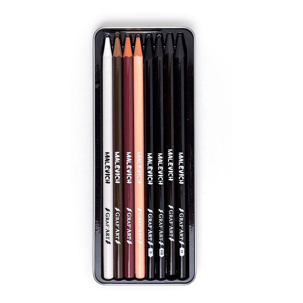 Набор графических материалов "Малевичъ", 8 шт. - 6