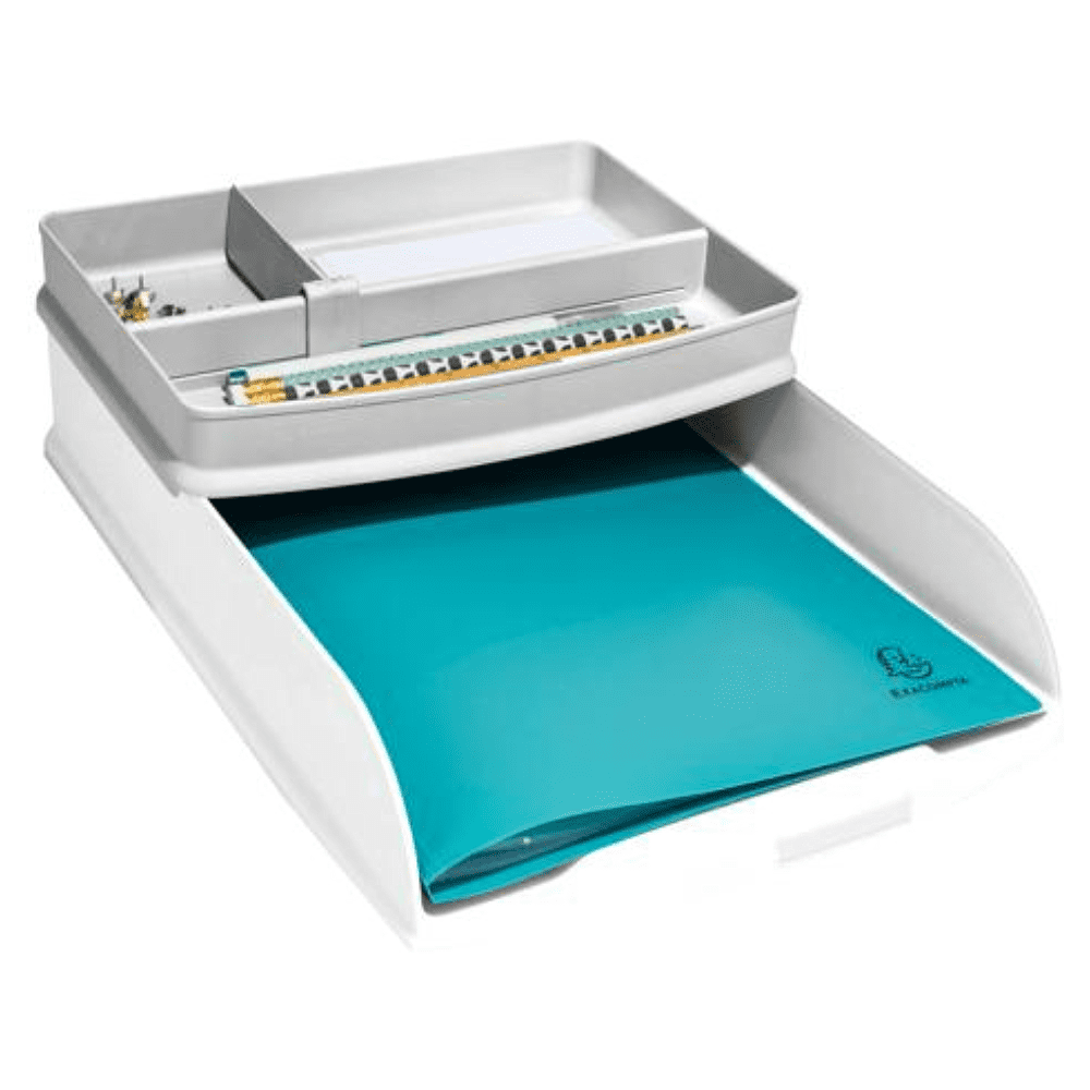 Подставка для канцелярских мелочей “Autentik”, 3 деления, белый - 6