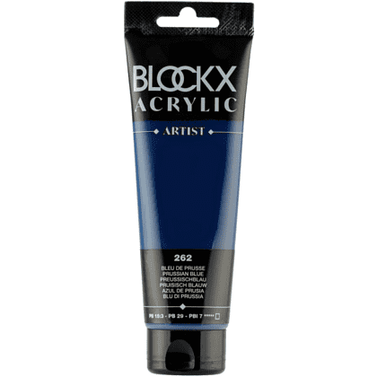 Краски акриловые "Blockx", 262 прусский голубой, 120 мл