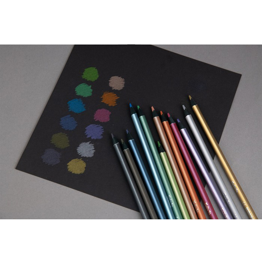 Цветные карандаши "Kolores Metallic Style", 12 цветов - 4