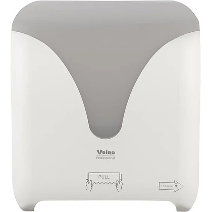 Диспенсер для полотенец рулонных "VEIRO Professional POD", пластик, белый - 5