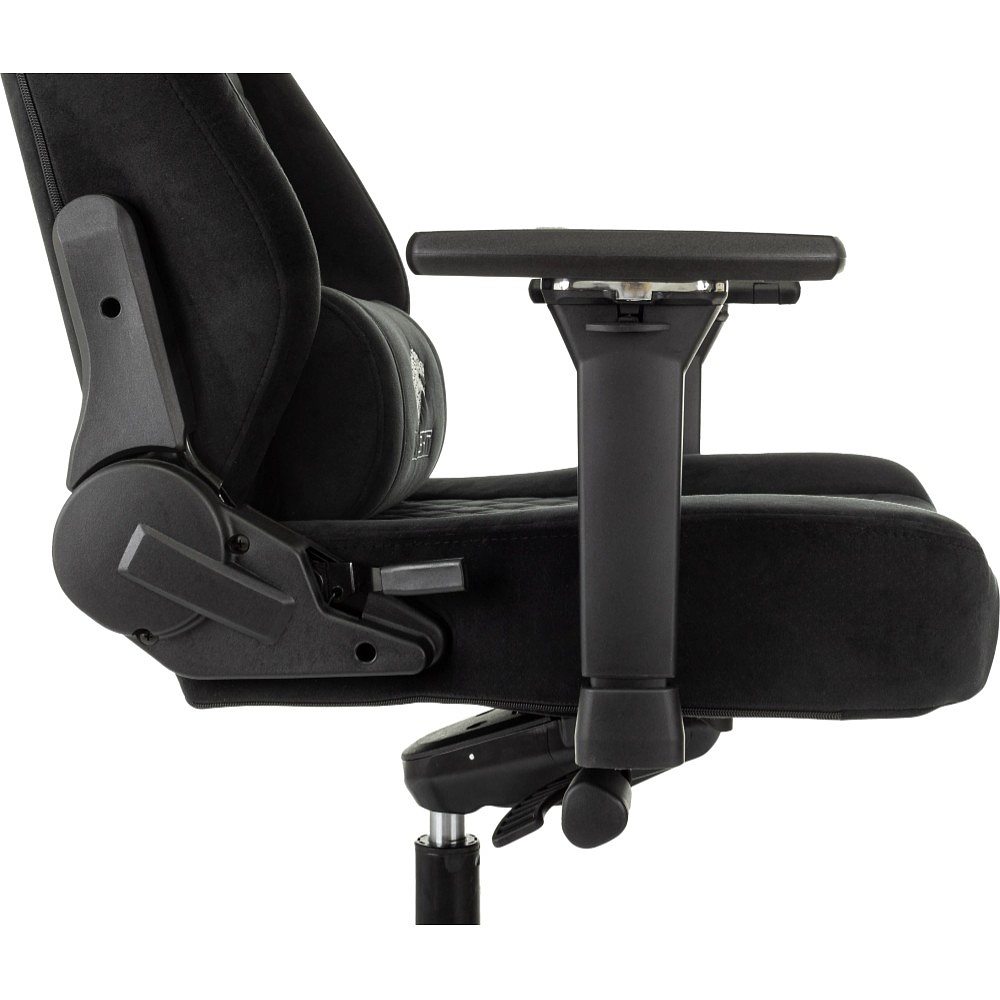 Кресло игровое Бюрократ Knight Hunter, искусственная замша, черный - 8