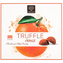 Конфеты "Libertad", 120 г, трюфели в апельсиновой обсыпке