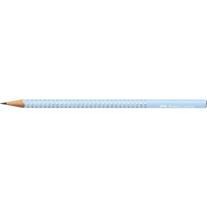 Карандаш простой "Sparkle", B, небесный голубой - 2
