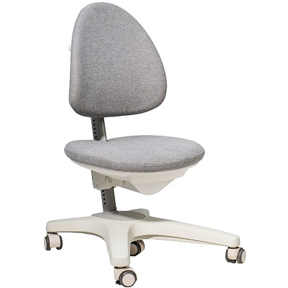 Кресло детское Ergosmart Maximus, ткань, серый, пластик, корпус белый