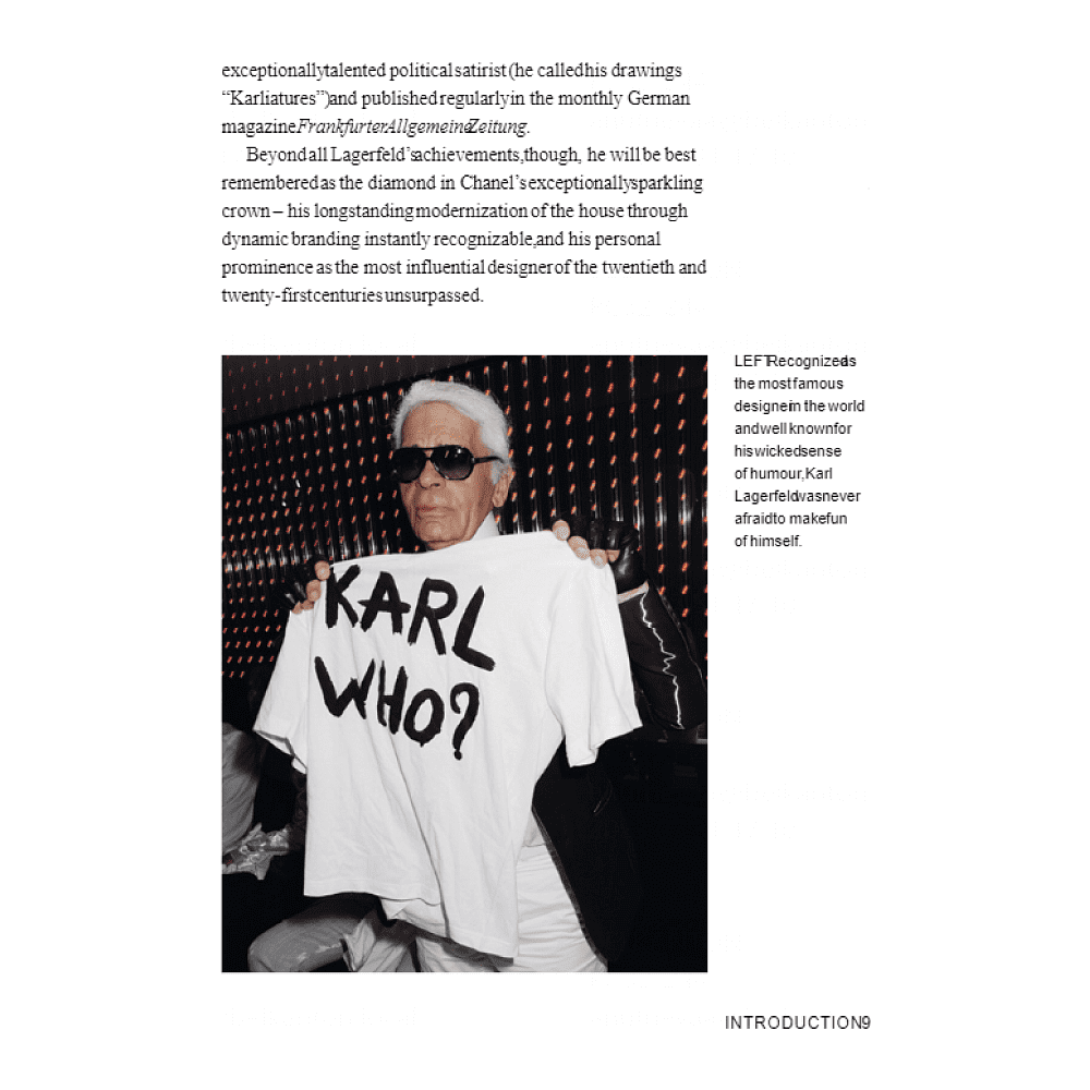 Книга на английском языке "Little Book of Chanel by Lagerfeld: The Story of the Iconic Fashion Designer", Baxter-wright E. - 8