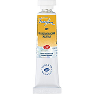 Краски акварельные Белые ночи, 209 неаполитанская желтая, 10мл., туба