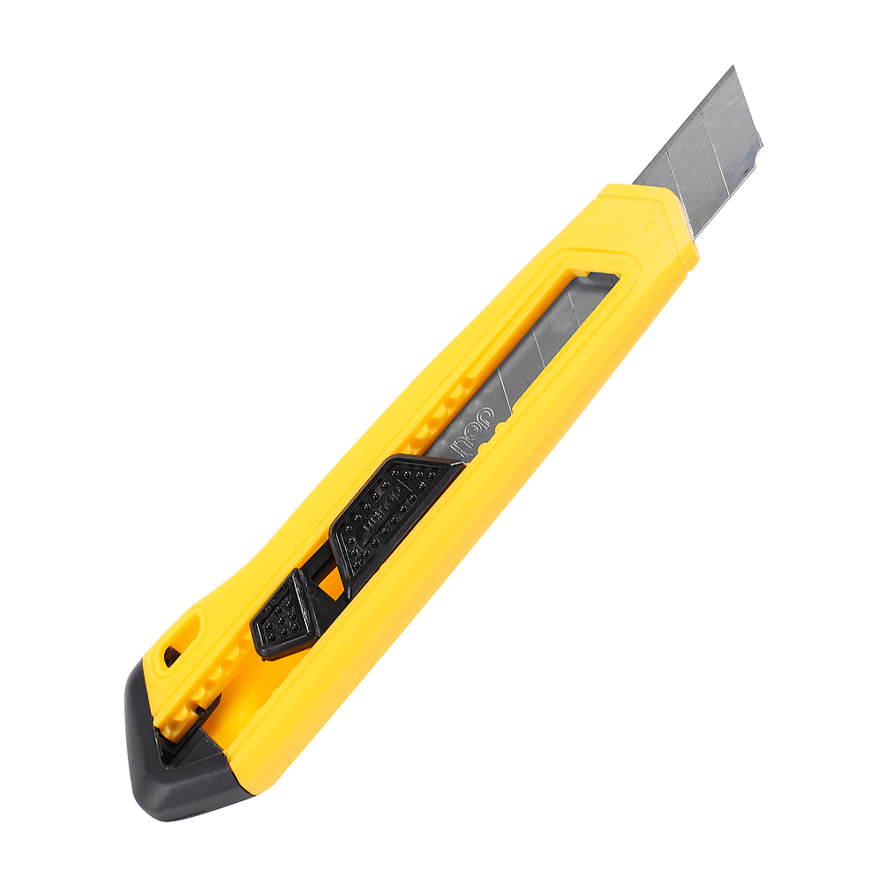 Нож для бумаги "Deli DL018B", 18 мм, жёлтый - 2