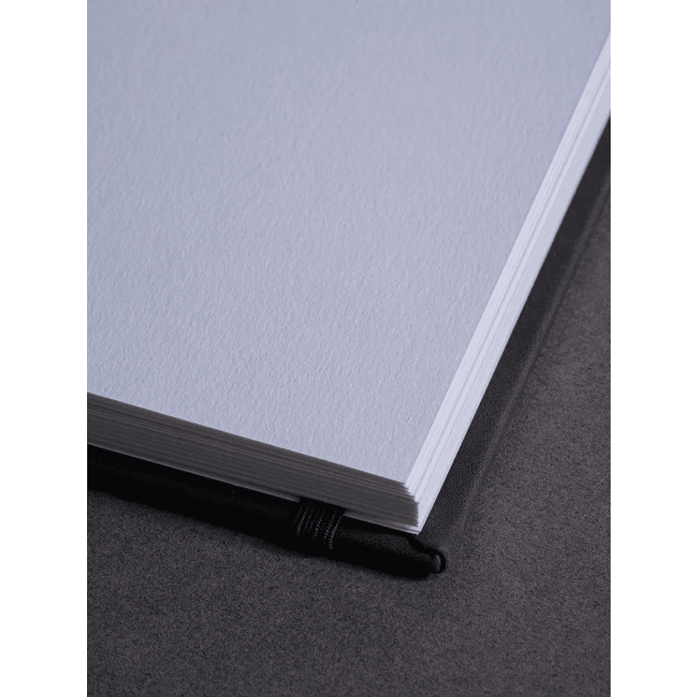 Скетчбук для графики "GrafArt white", 50 листов, А5, 160 г/м2, горизонтальный, серый - 3