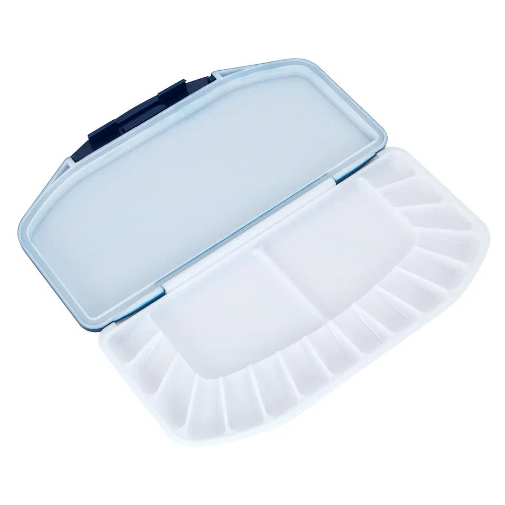 Палитра пластиковая "Белые ночи", прямоугольная, 16 ячеек, с крышкой - 4