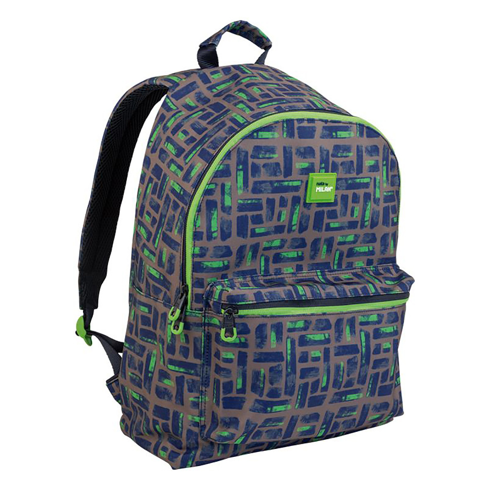 Рюкзак молодежный "Maze", коричневый, зеленый