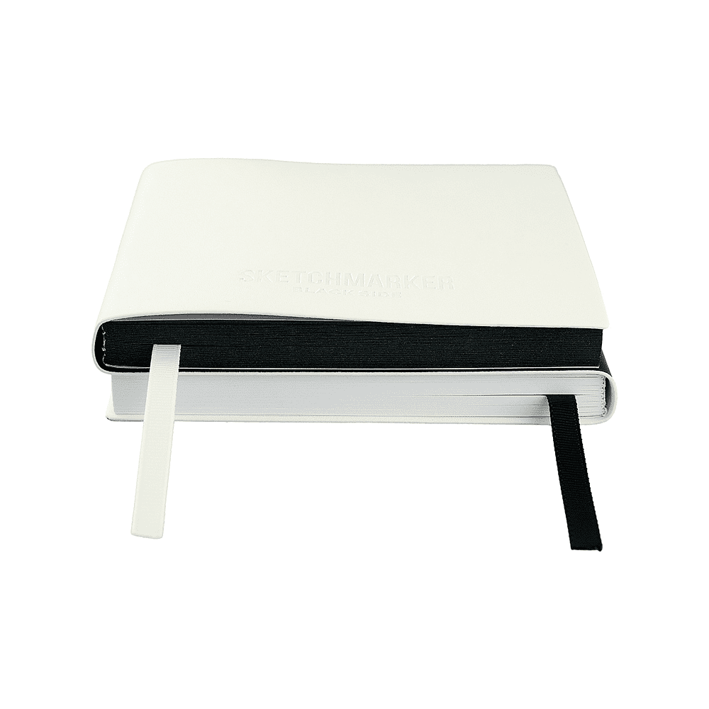 Скетчбук "Sketchmarker Black&White", А5, 120 листов, черный, белый - 5