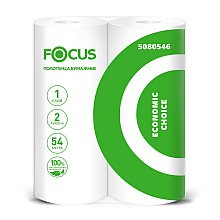 Полотенца бумажные Focus Eco, 54 м