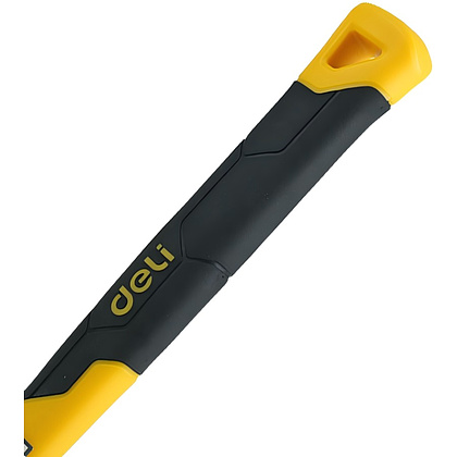 Киянка Deli YS EDL5808, резиновая, фибергласовая рукоятка, черная, белая - 4