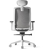 Кресло для руководителя BESTUHL "J15", сетка, пластик, серый - 5