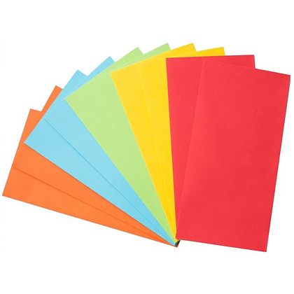 Набор конвертов цветных, C65, 10 шт, ассорти - 3
