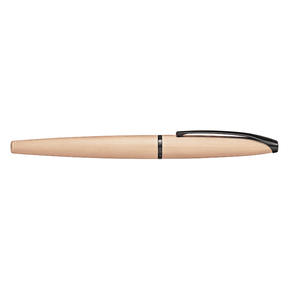 Ручка перьевая F "ATX Brushed Rose Gold PVD", розовое золото - 3