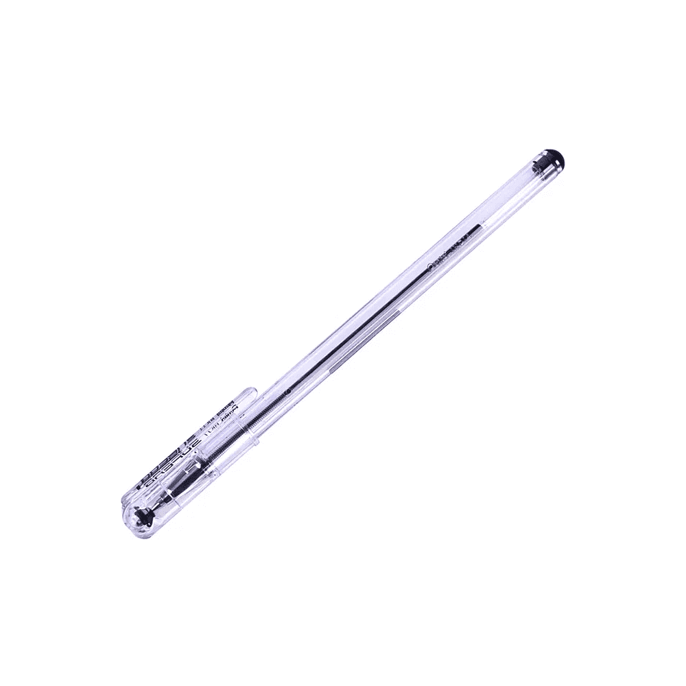 Ручка шариковая "ВК 77", 0.7 мм, прозрачный, стерж. черный