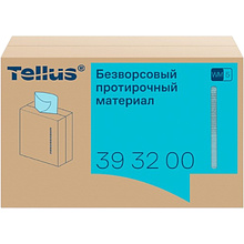 Протирочный материал нетканый Tellus, безворсовый, 1 слой, 100 листов, WM5