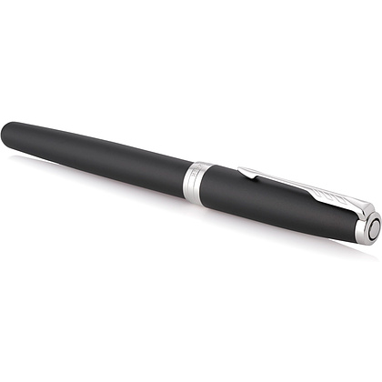 Ручка-роллер Parker "Sonnet Core T529 - Matte Black CT", 0.5 мм, черный, стерж. черный - 2