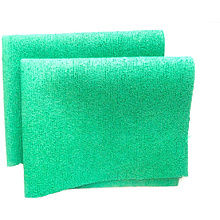 Салфетка из микроволокна прорезиненная "Росмоп", 30x30 см, зеленый