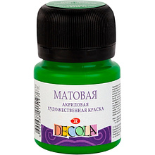 Краска акриловая матовая "Декола", 20 мл., банка