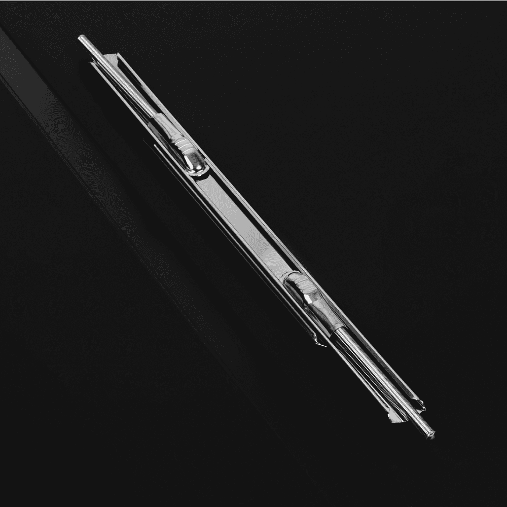 Папка-скоросшиватель А-611 "Стандарт" с карманом, пластик, черный - 2