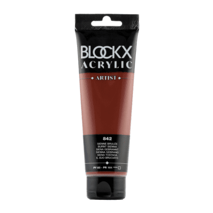 Краски акриловые "Blockx", 842 сиенна жженая, 120 мл