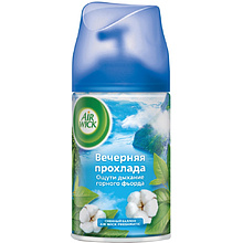 Освежитель воздуха Air wick Fresh Matic Вечерняя прохлада, сменные аэрозольные баллоны, 250 мл
