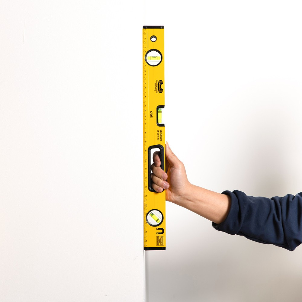 Уровень строительный Deli YS EDL290500, 500 мм, магнит - 5