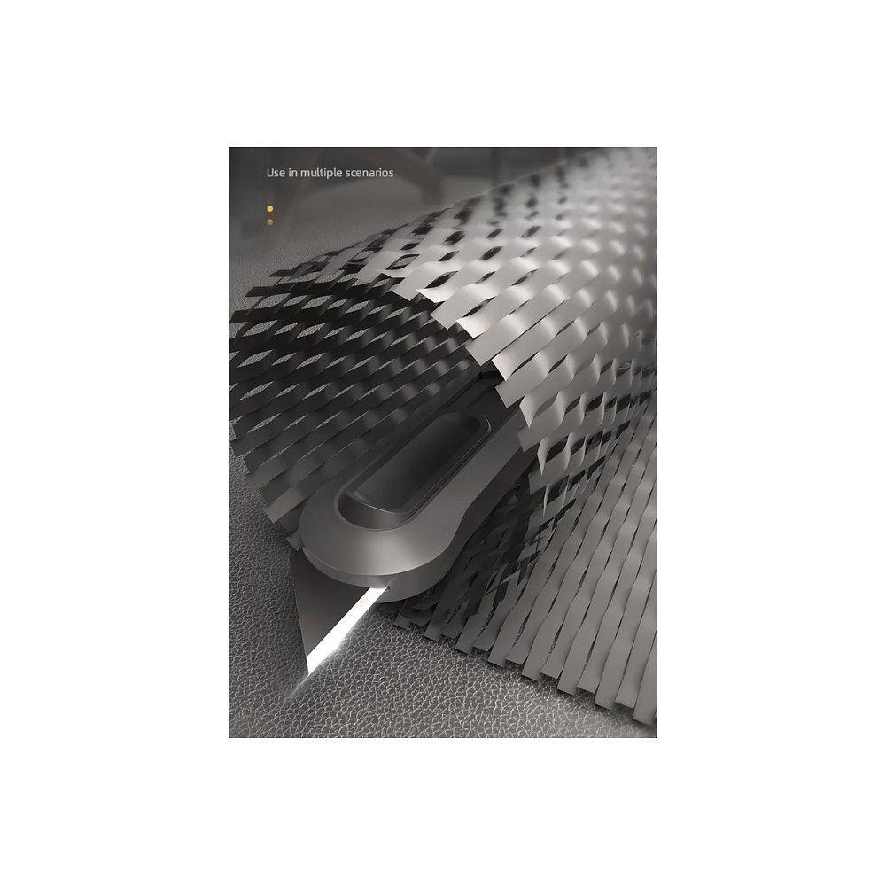 Набор ножей строительных Deli HS EHT4003, 3 шт (ножи 9мм/18мм/трапеция), Soft Touch, черный - 29