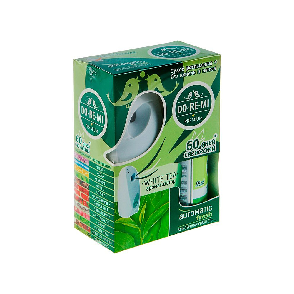Освежитель воздуха  До-Ре-Ми Премиум Белый чай, 250 мл (комплект)