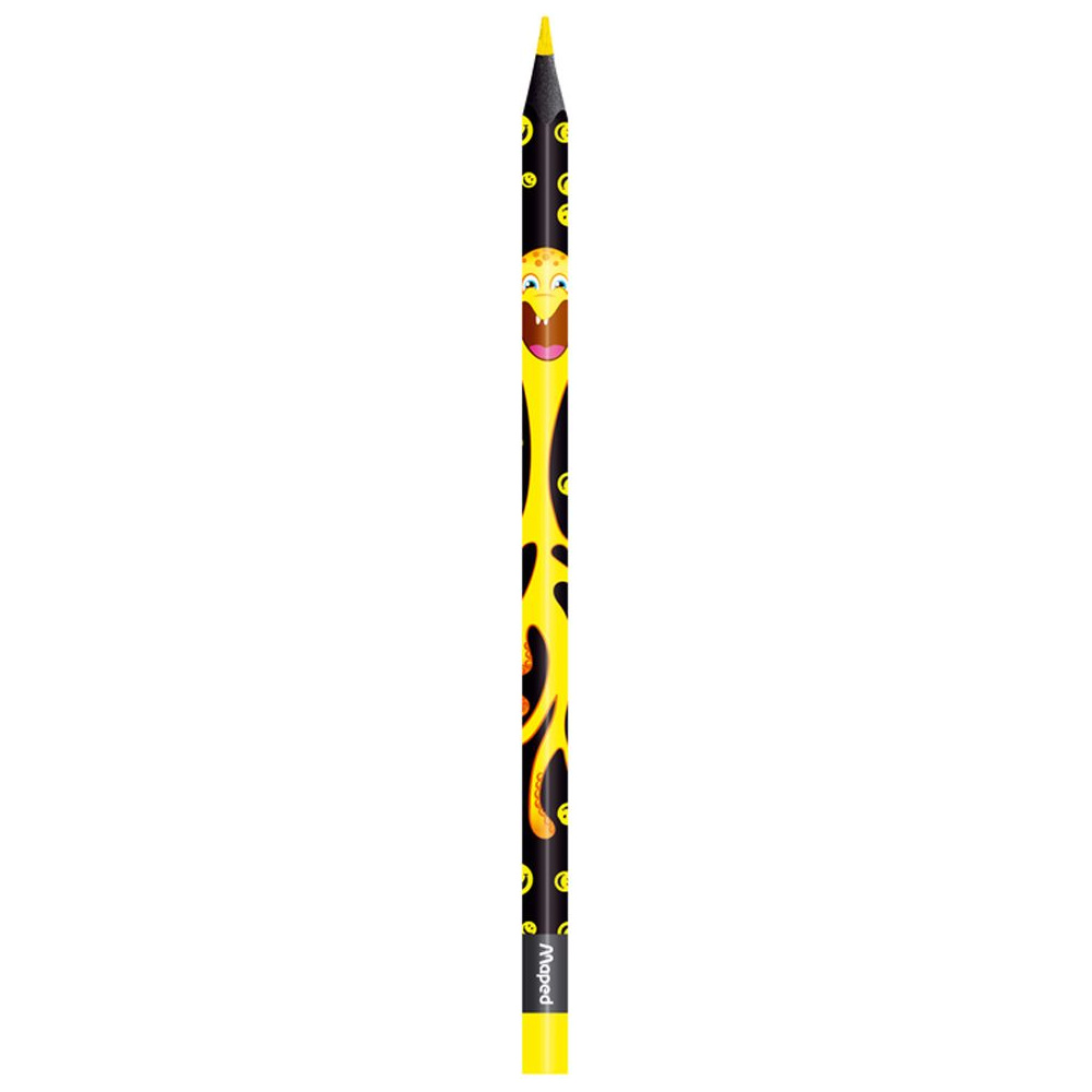 Набор для рисования Maped "Monster Combo", 12 фломастеров и 15 цветных карандашей - 6
