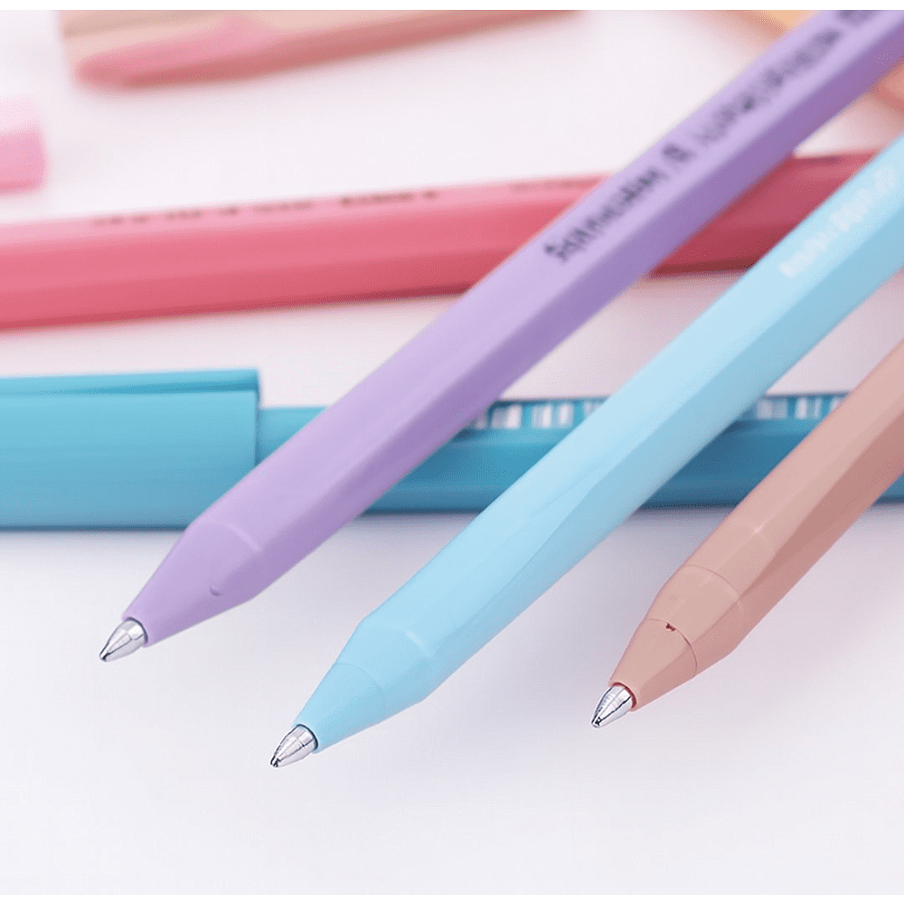 Ручка шариковая "Schneider Tops 505 F Pastel" 0,4мм, стержень синий, ассорти - 4