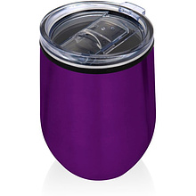 Кружка термическая "Pot", металл, 330 мл, фиолетовый