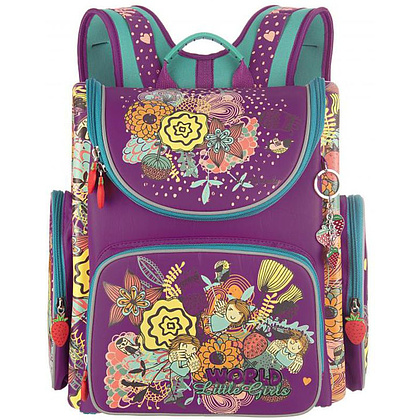 Рюкзак школьный "Wing Girls", разноцветный