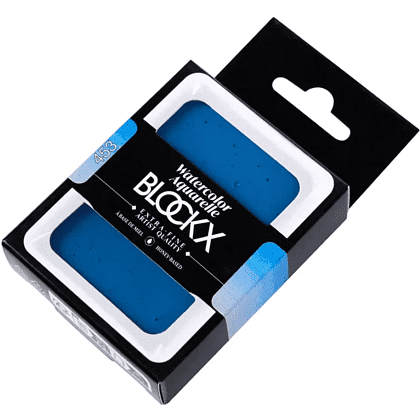 Краски акварельные "Blockx. Giant pan", 453 церулеум серый, 18 мл., кювета - 2