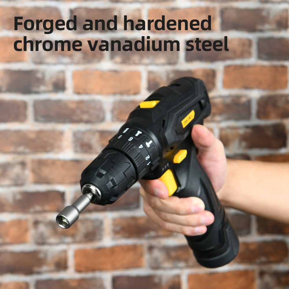 Набор насадок шестигранных магнитных Deli YS EDL4808T, 8 мм, HEX 1/4", серебристый - 4