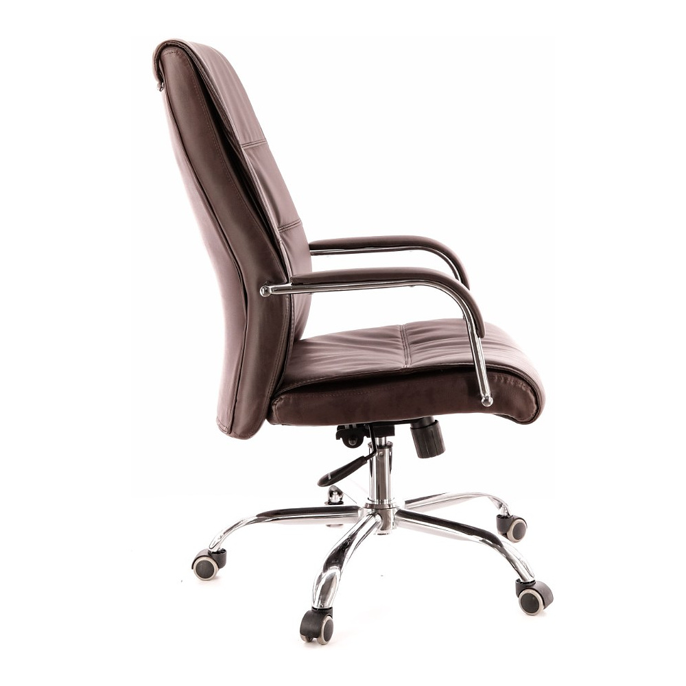 Кресло для руководителя Everprof "Bond", экокожа, хром, коричневый - 3