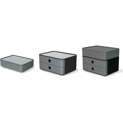 Блок из 2-х лотков закрытый "Allison", серый - 3