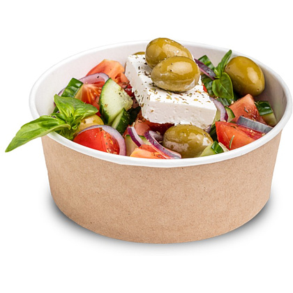 Контейнер бумажный 750 мл, 128/150х60, 45 шт/упак - 3