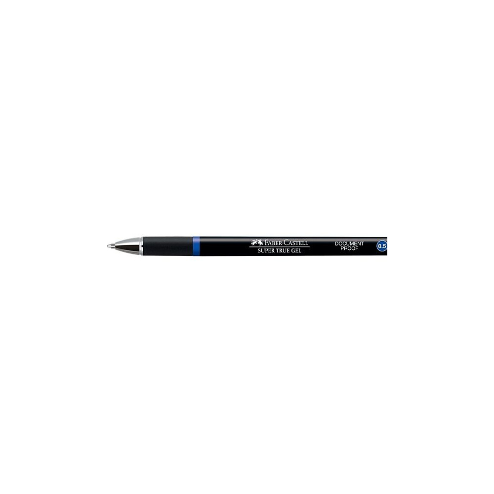 Ручка-роллер "Super True Gel", 0.5 мм, серебристый, стерж. синий - 2
