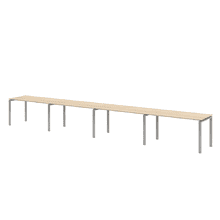 Коллекция Титан Бенч-система линейная на 4 рабочих места ТН312ТР-4х1+ТН312К-22_ПР