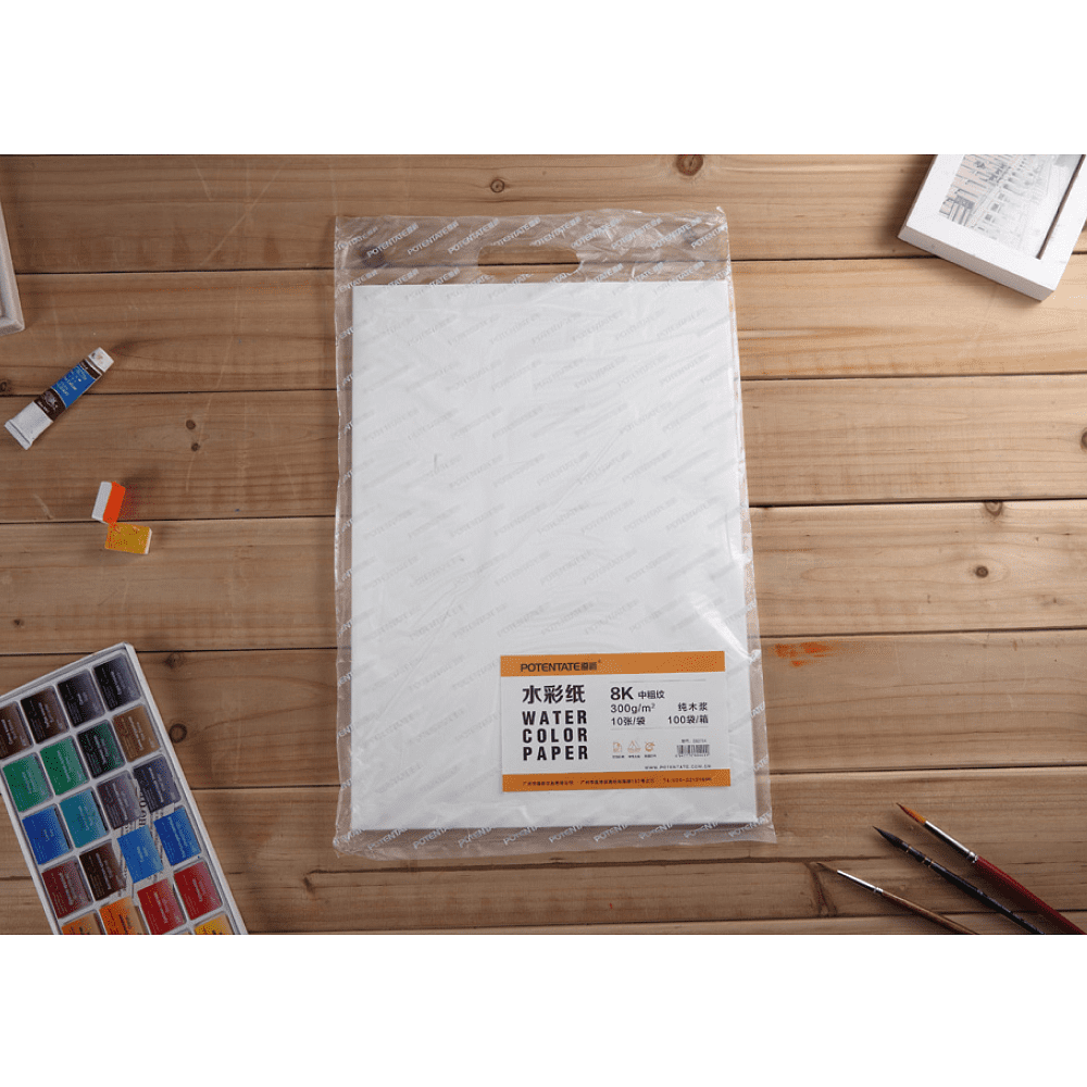 Бумага для акварели "Potentate", целлюлоза, горячий пресс, 78.7х109.2 см - 2
