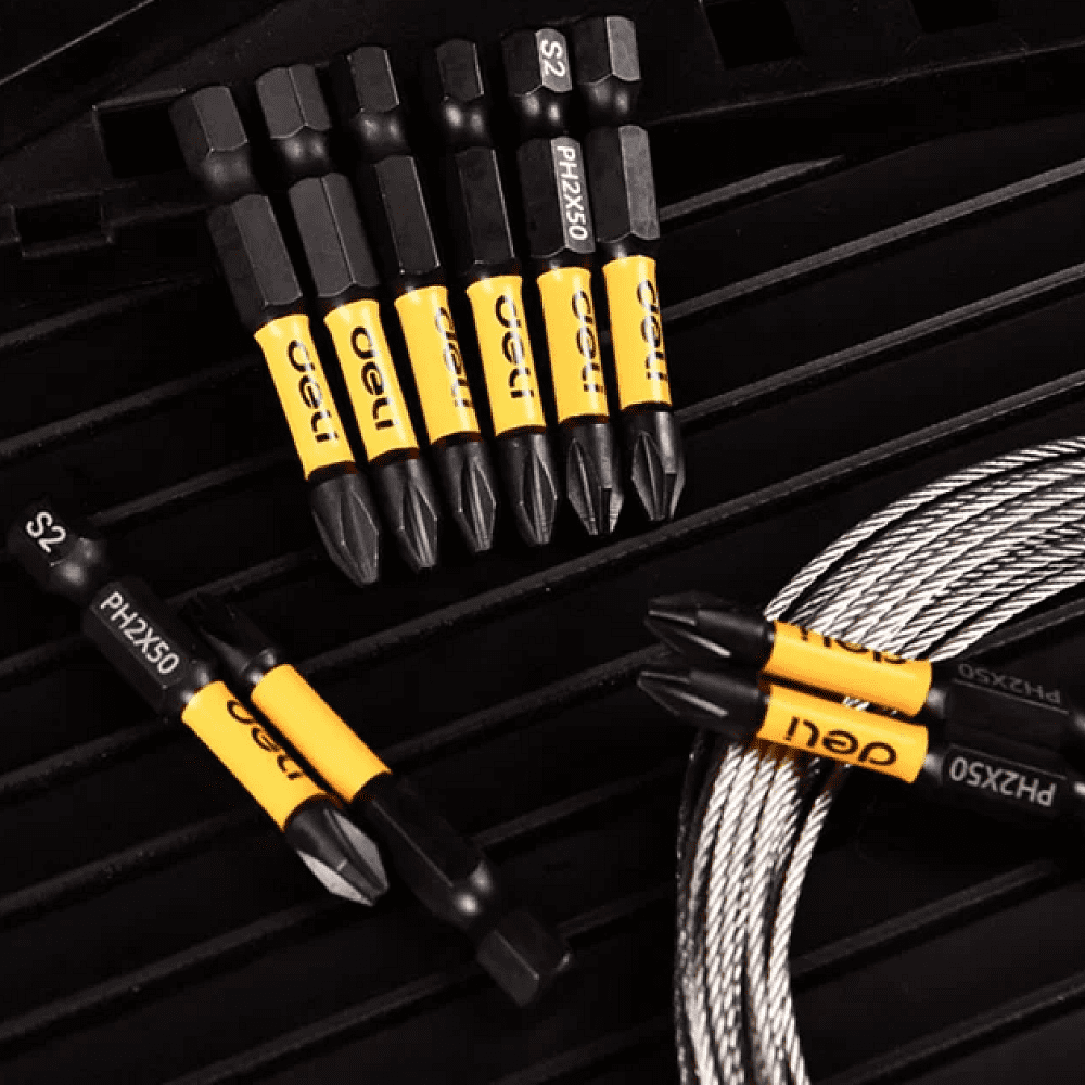 Бита Deli YS EDL251050, ударная, 10 шт., PH2 x 50 мм - 10