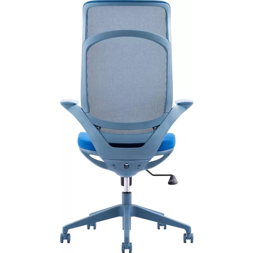 Кресло для руководителя EVERPROF Spirit, сетка, синий - 5