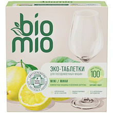 Средство для мытья посуды в посудомоечной машине "BioMio Бергамот и юдзу", 100 шт./уп.